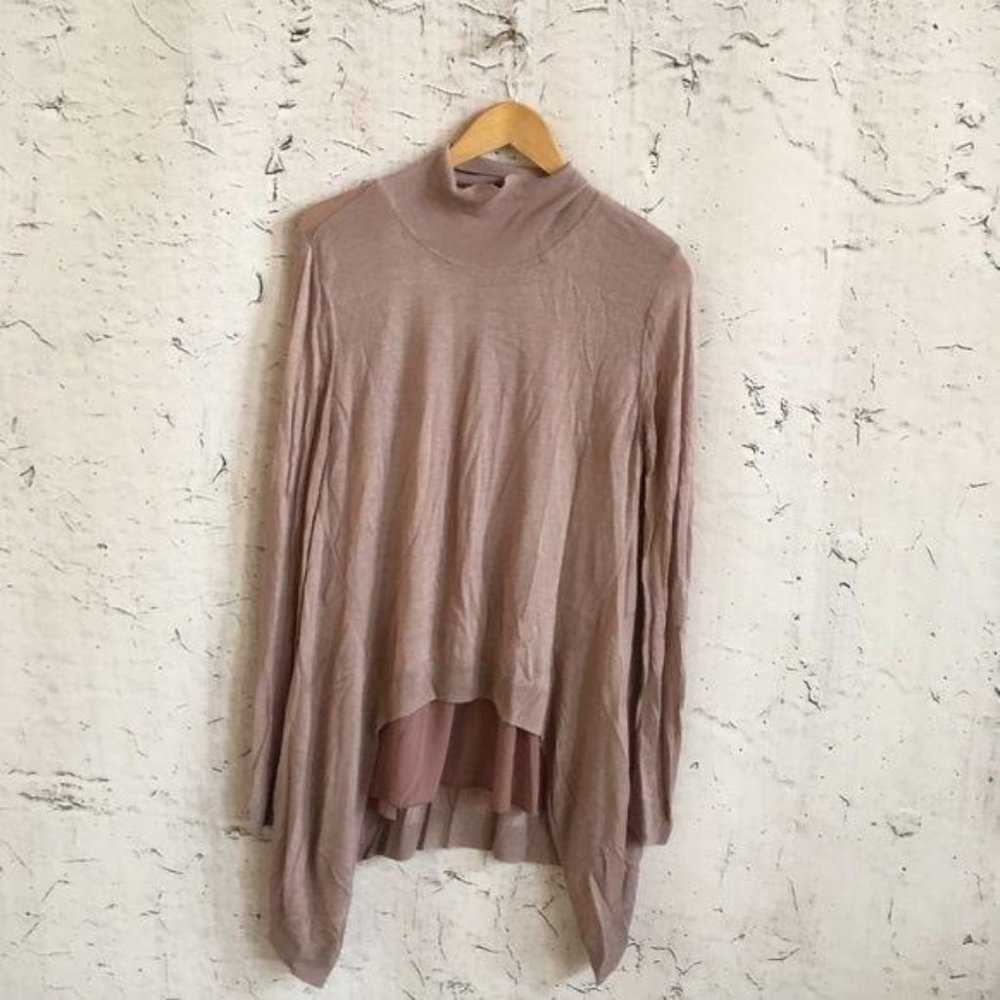 WEARABLE BROWN TUNIC SWEATER